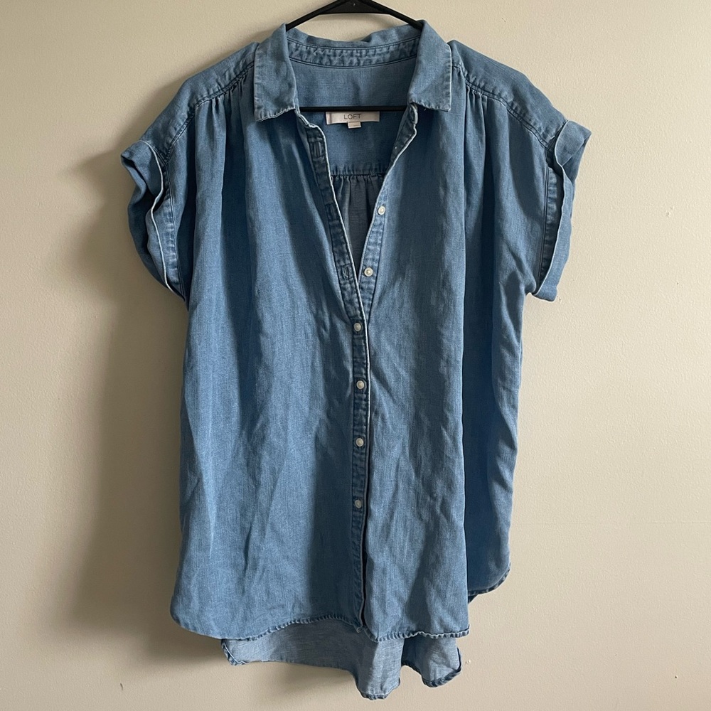 Chambray button down